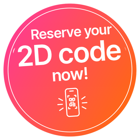 Reserve your 2D code now!